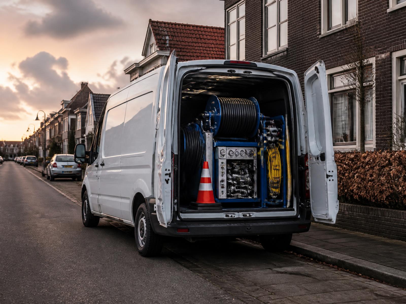 Servicewagen van Bato Ontstoppingsbedrijf
